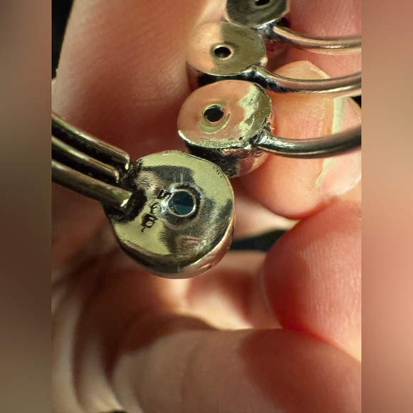 Beautiful Blue Topaz 8.5 Ring 925 Silver Plated - Picture 7 of 13